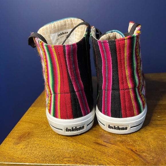 INKKAS Colorful High-Top Sneakers - Picture 3 of 5